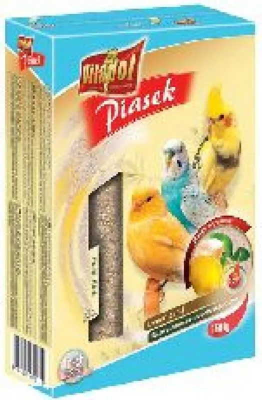 Nová Kolekce VITAPOL písek pro ptáky CITRÓN 1,5kg