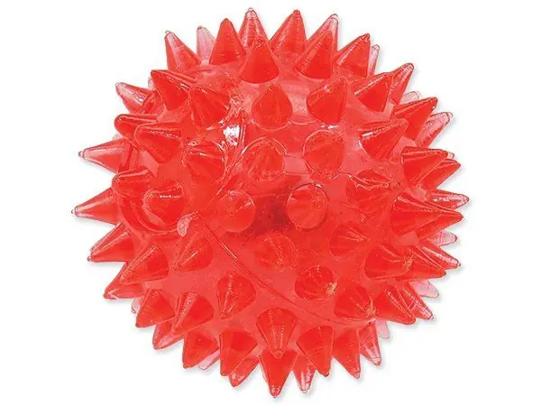 Ověřený Hračka DOG FANTASY míček LED růžový 5 cm (1ks)