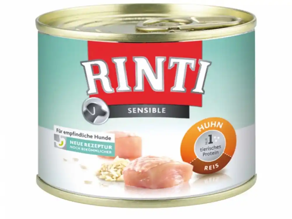 Konzerva Rinti Sensible kuře + rýže (185g) Must-Have