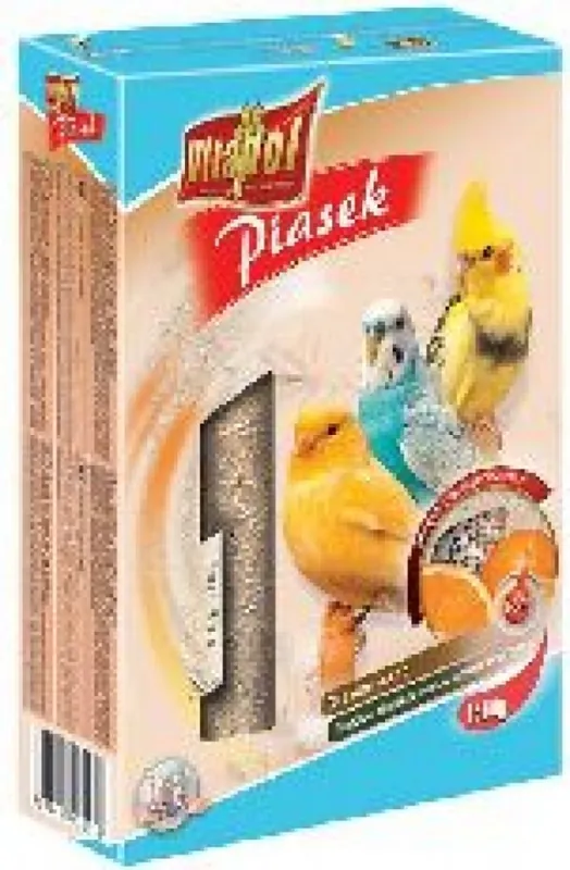 Bezpečná Platba VITAPOL písek pro ptáky POMERANČ 1,5kg