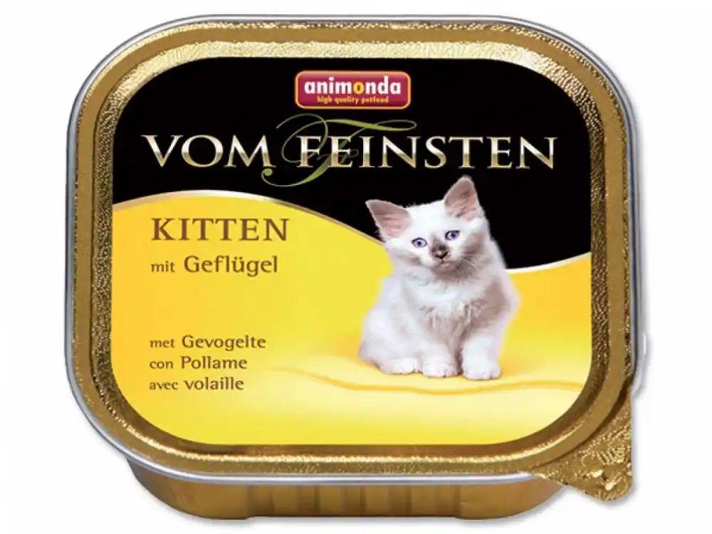 Autentický Paštika ANIMONDA Vom Feinsten kitten drůbeží (100g)