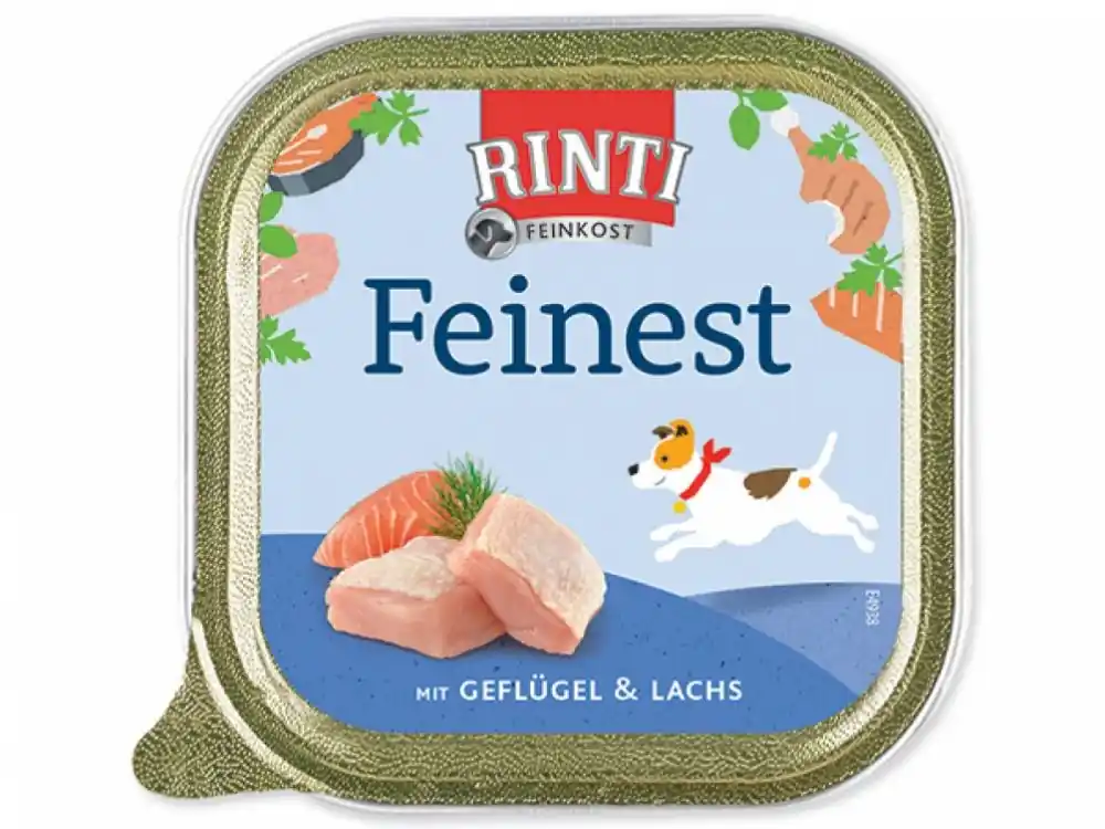 Vanička RINTI Feinest drůbež + losos 150g Poslední Šance