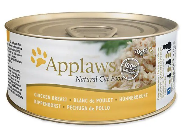 Super Cena Konzerva APPLAWS Cat Chicken Breast (70g)