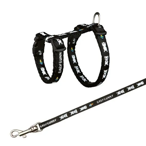 Postroj s vodítkem pro králíka, motiv BABY BUNNY 20-33 cm/8 mm, 1,25m Tovární Cena