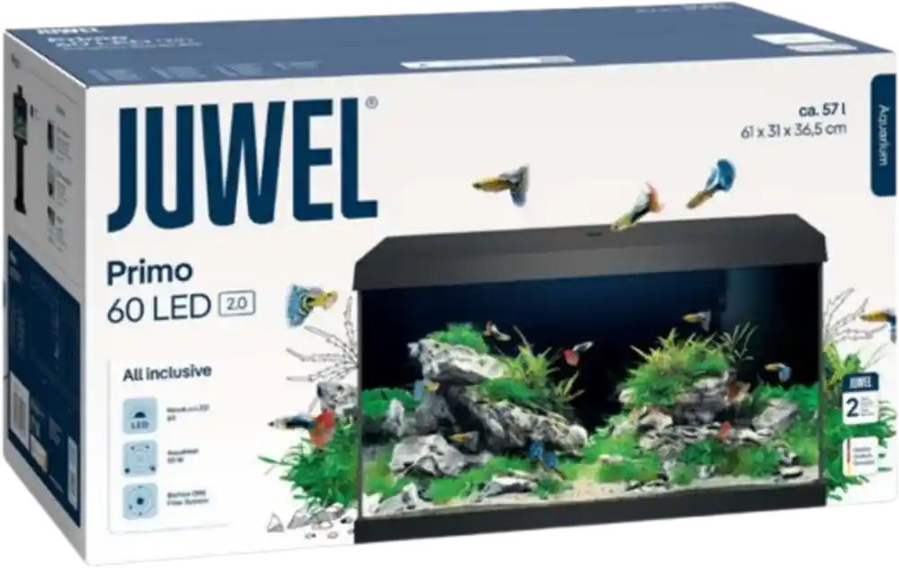 Akvárium set JUWEL Primo LED 60 černé Super Cena