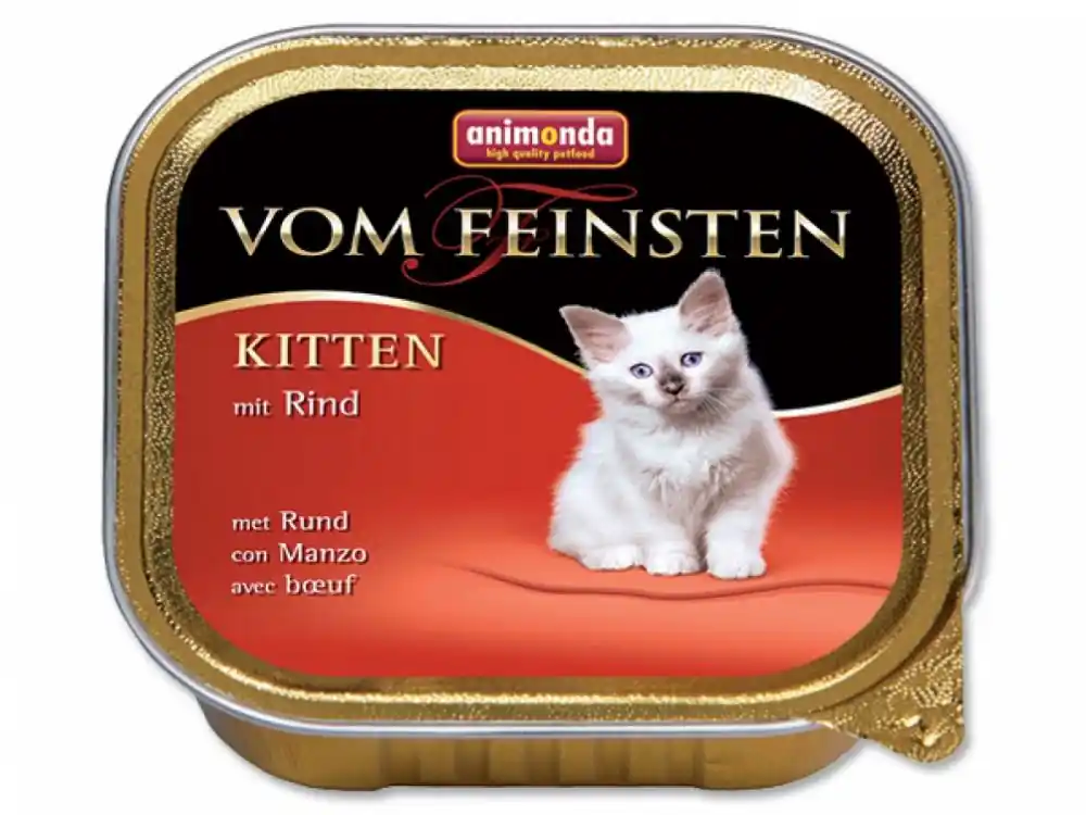 Paštika ANIMONDA Vom Feinsten kitten hovězí (100g) Nízká Cena