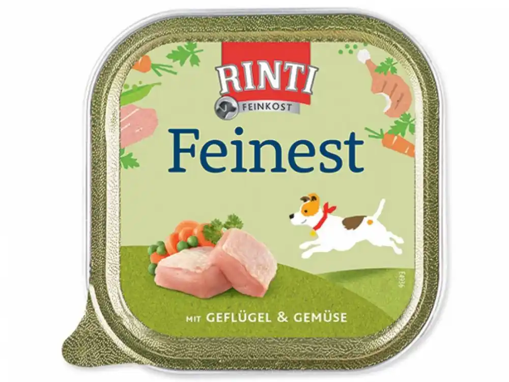 Cenová Bomba Vanička RINTI Feinest drůbež + zelenina 150g