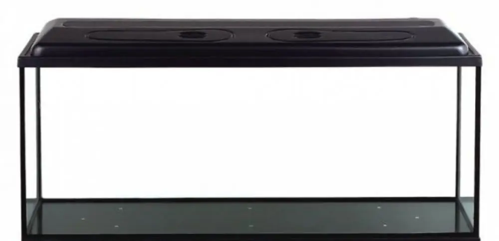 Akvarium s osvětlením DIVERSA 450 l rovný černý Přímo Od Výrobce