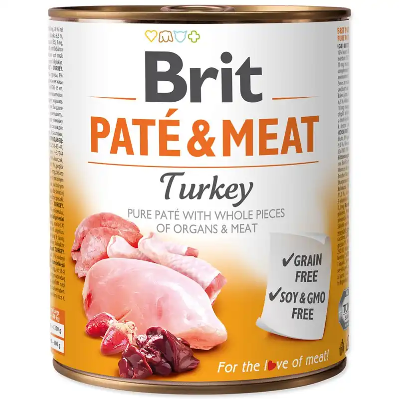 Kup Teď Konzerva BRIT Paté & Meat Turkey (800g)