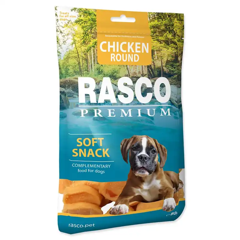 Pochoutka RASCO Premium kolečka z kuřecího masa (80g) Koupit Online