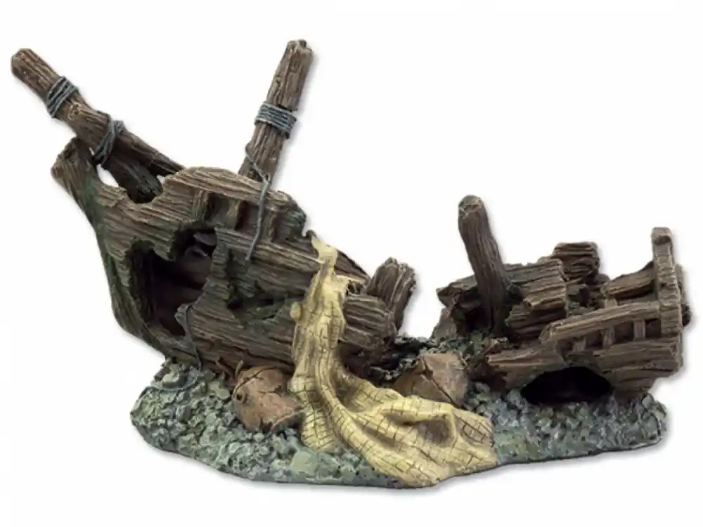 Super Cena Dekorace Vrak lodi 22 cm (1ks)