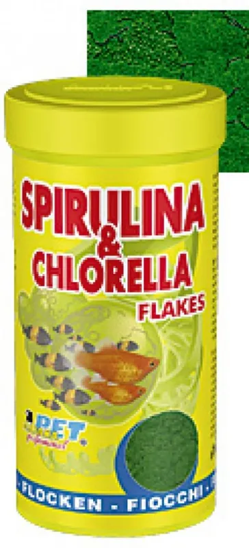 Novinka Spirulina Chlorella 100ml čistá řasa vločky