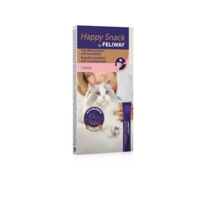 Horká Nabídka Feliway Happy Snack Losos 6x15g