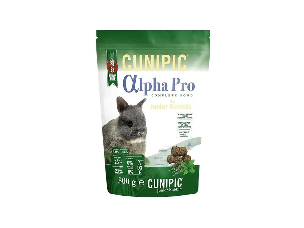 Cunipic Alpha Pro Rabbit Junior - králík mladý 500 g Cenový Hit
