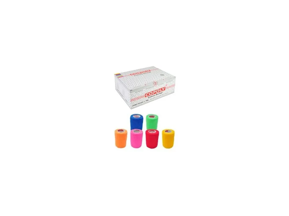 Nejprodávanější Obinadlo elast. CoPoly 7,5cm x 4,5m MIX NEON 12ks