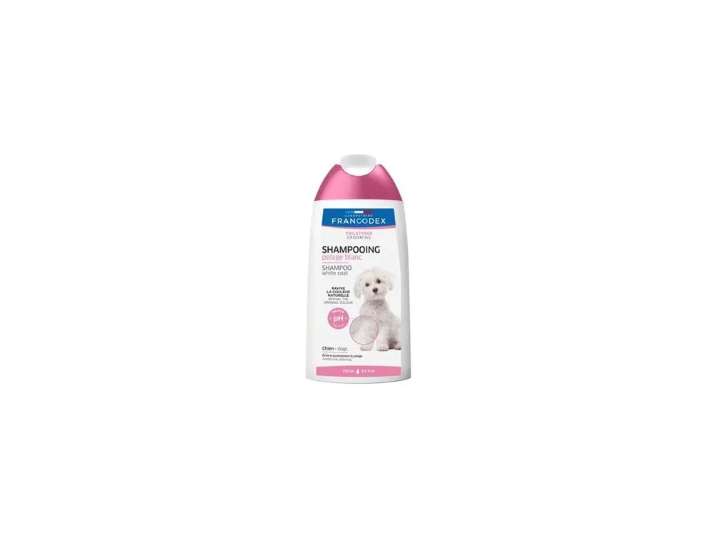 Značkový Francodex Šampon bílá srst pes 250ml