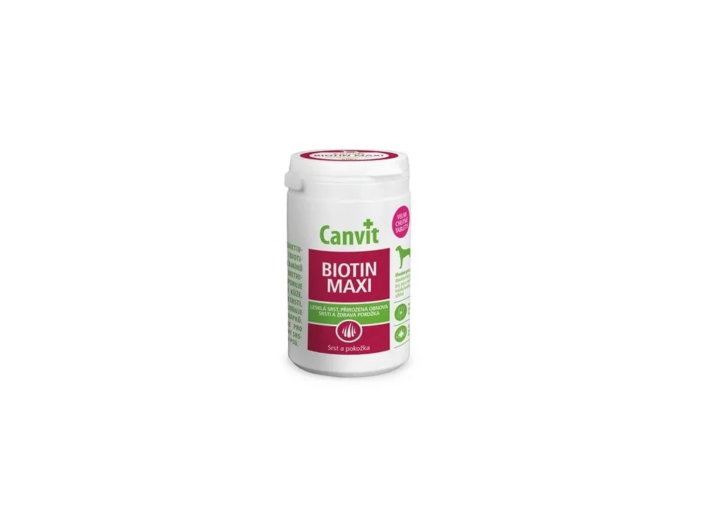 Canvit Biotin Maxi pro psy ochucený 230g Sezónní Sleva