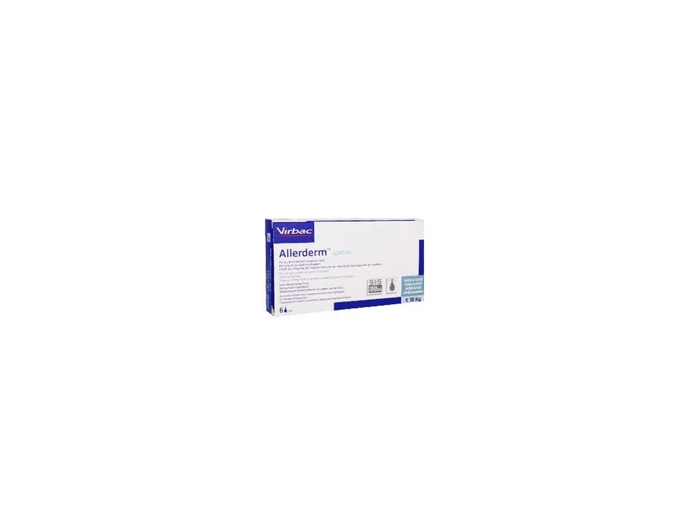 Allerderm Spot-on 6x2ml pro psy a kočky do 10kg Speciální Cena