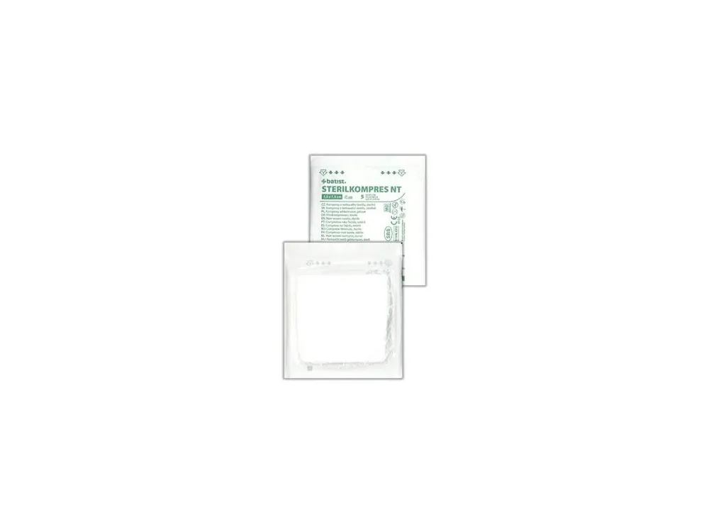 Kompres netkaný textil Sterikompres 4 vr.7,5x7,5cm 5ks Expresní Doručení