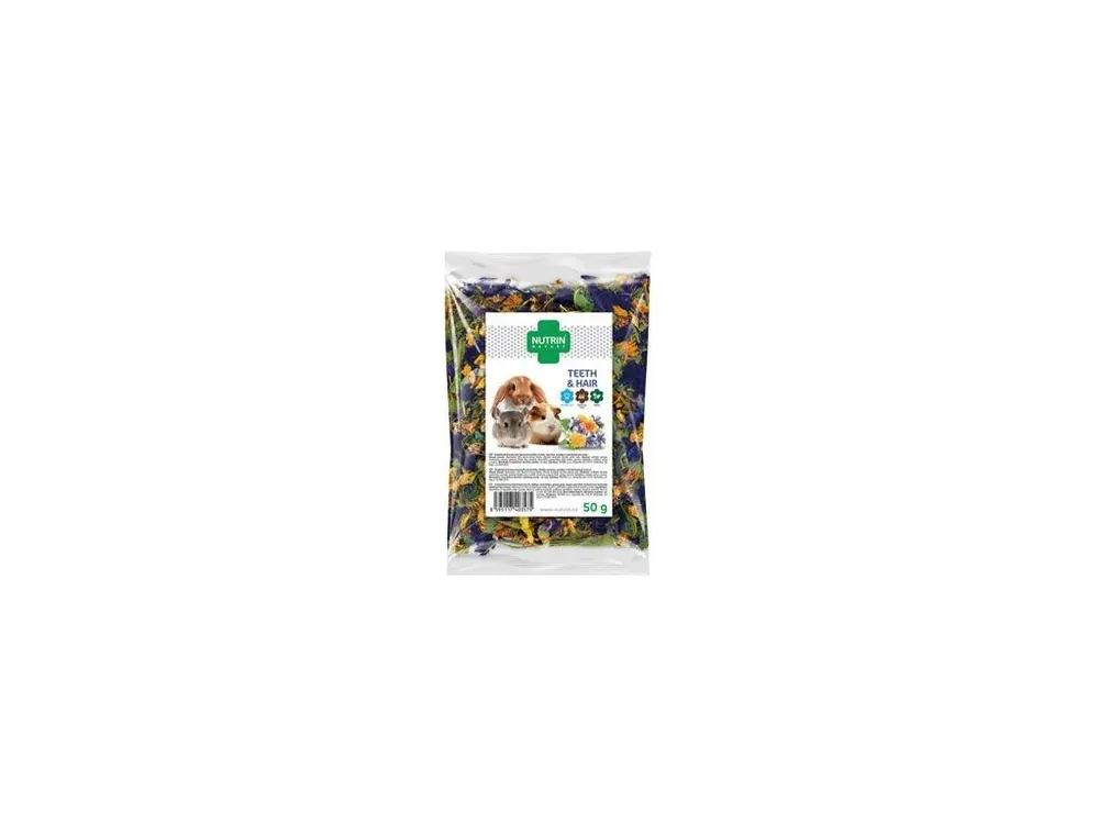 Rychlé Dodání Nutrin Nature Teeth&Hair Hlodavec 50g