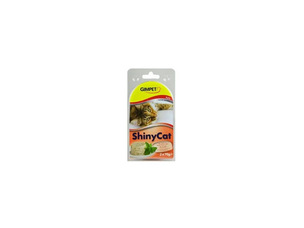 Gimpet ShinyCat konz. kuře 2x70g Speciální Cena