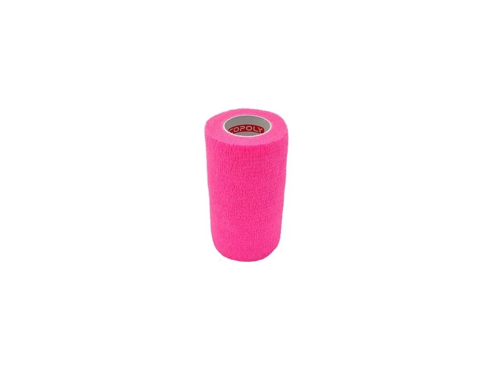 Obinadlo elast. CoPoly 10cm x 4,5m růžová NEON Bezpečná Platba