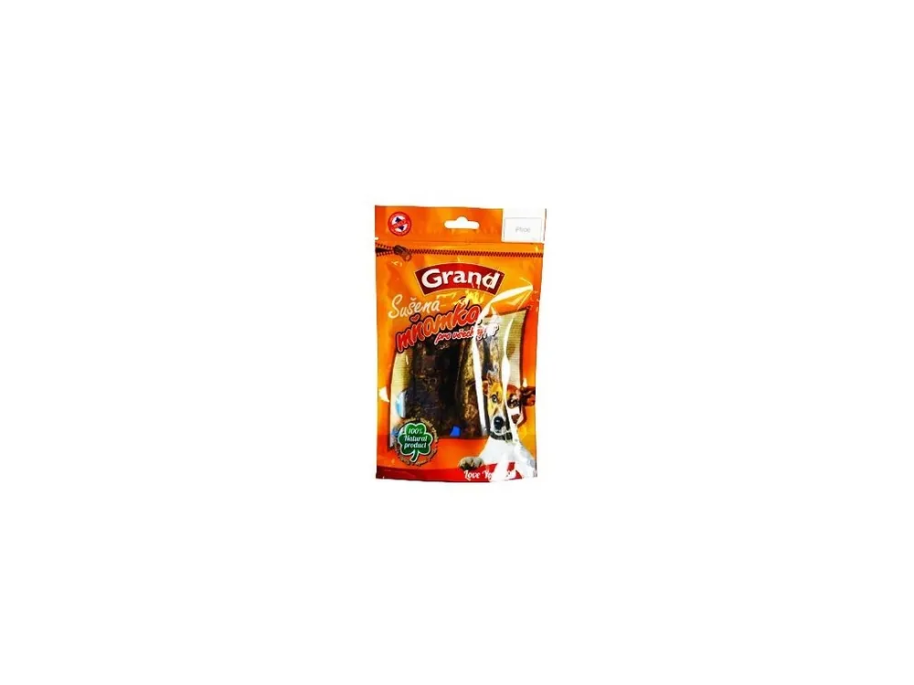 GRAND Dog poch. Suš. Mňamka plíce 50g Akce