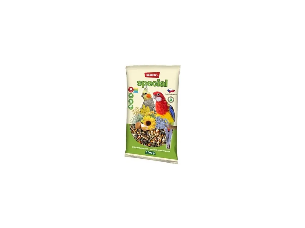 Darwin‘s Střední Papoušek Special 1kg Výprodej