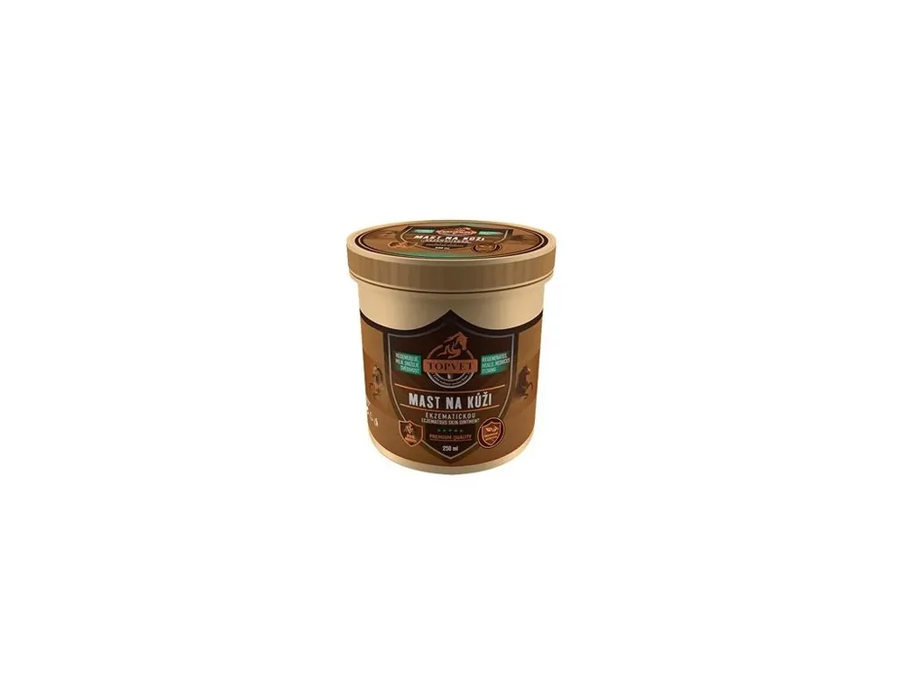 Mast na ekzematickou kůži pro koně TOPVET 250ml Sleva