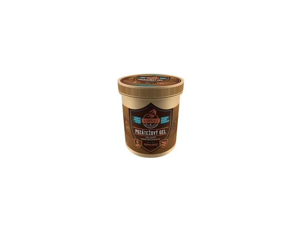 Pozátěžový gel chladivý pro koně TOPVET 500ml Tovární Cena