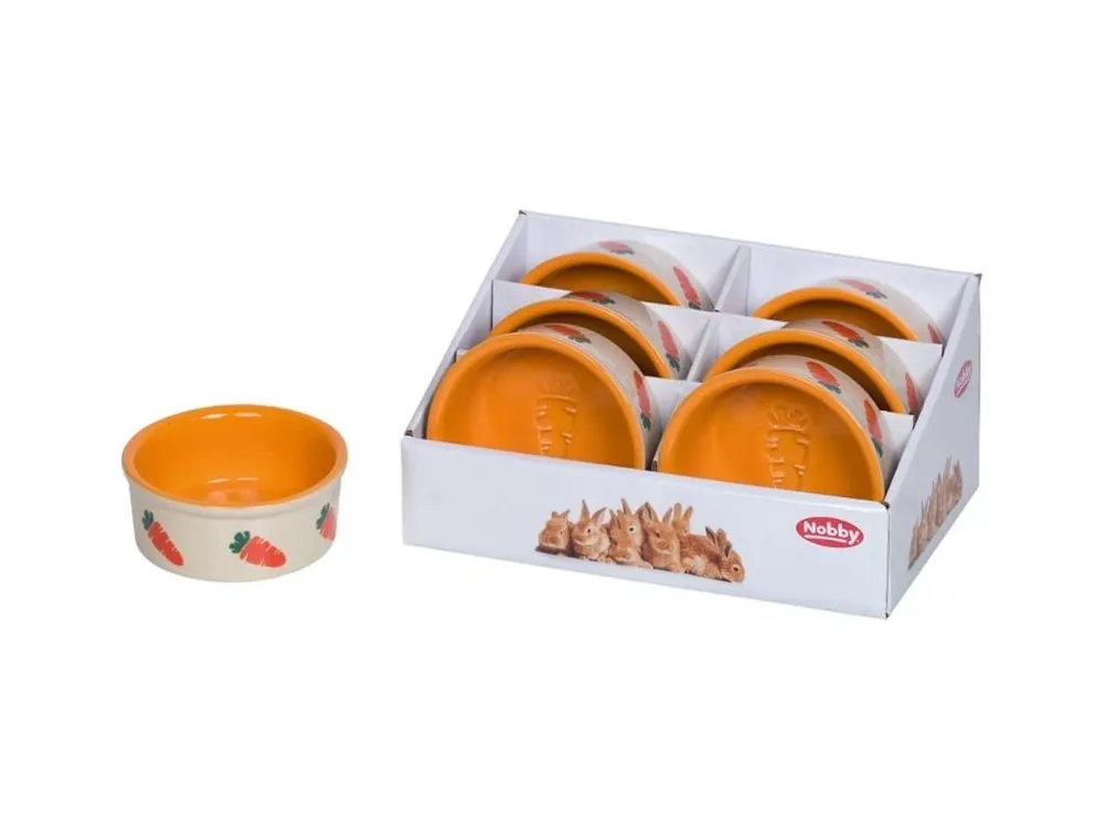 Super Cena Miska hlod. keramická Mrkvičky Nobby 150ml