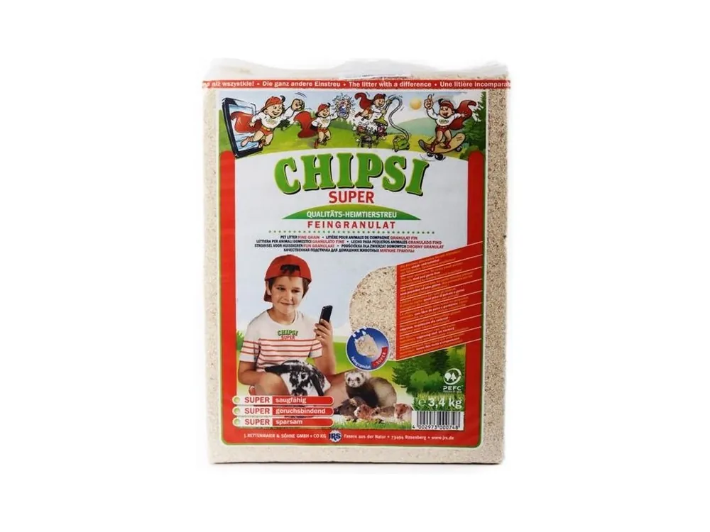 Top Prodej Podestýlka hlod. Chipsi Super 3,4 kg