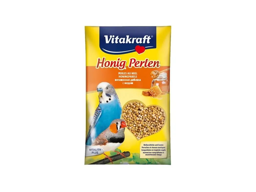 Vitakraft Honey Perls Sittich - andulka med 20 g Zlevněný