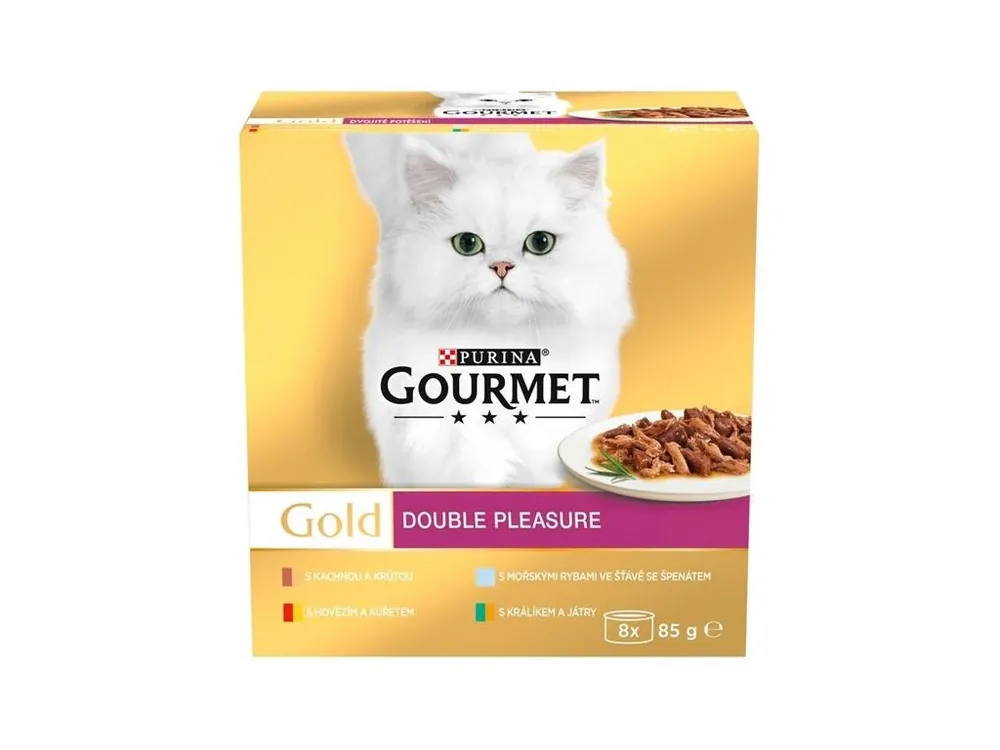 Levný Gourmet Gold cat konz.-Multipack mix 8 x 85 g