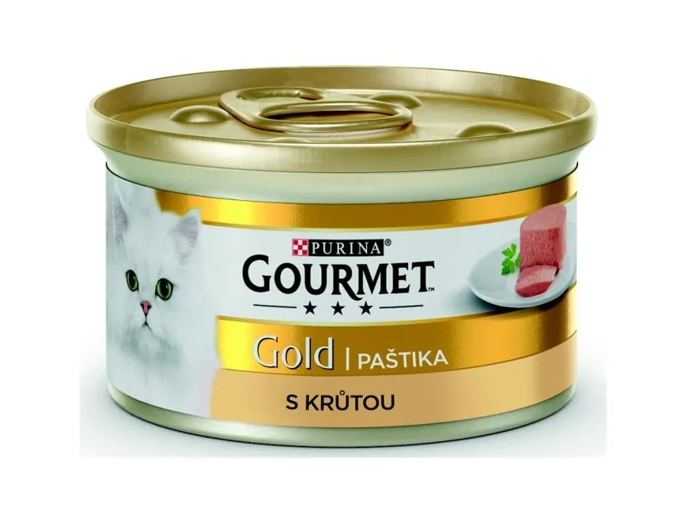 Gourmet Gold cat konz.-jemná paštika krůta 85 g Hit Sezóny