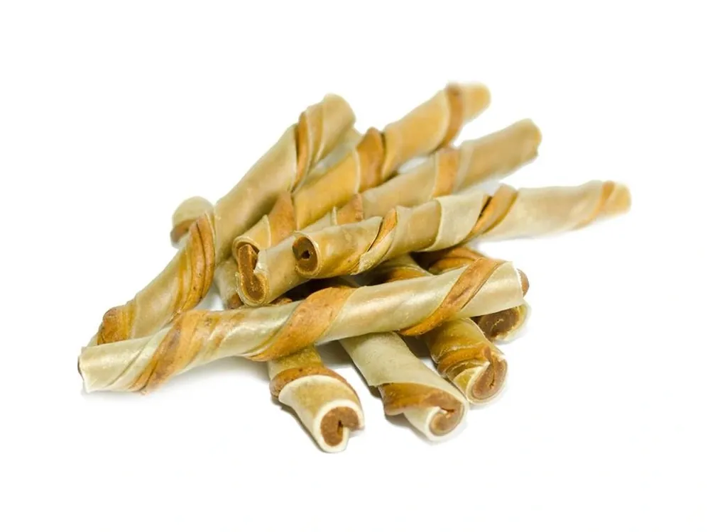 Nová Kolekce Buvolí Rawhide Rool stick 5" Tenesco 40 ks