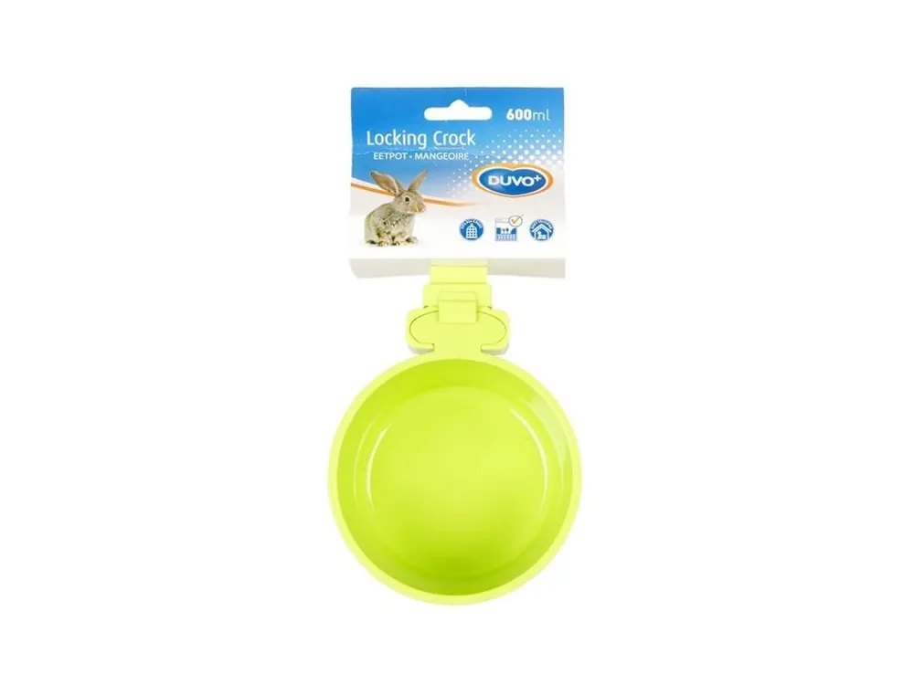 Miska plast s úchytem na klec Duvo+ 600ml Ověřený