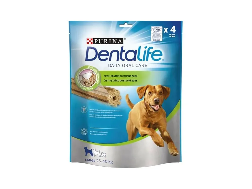 Purina DentaLife Large 142 g 25 - 40 kg 4tyčinky Víkendová Akce
