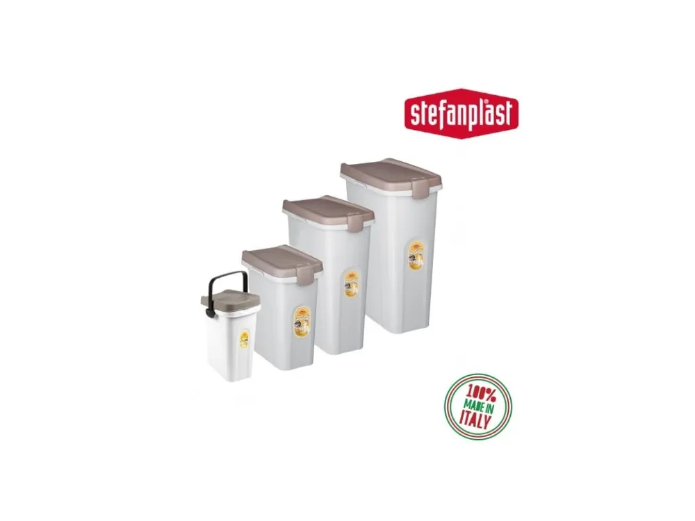 Jen Po Omezenou Doba Kontejner na krmivo Fusto, bílá/popelavě hnědá, 40 l
