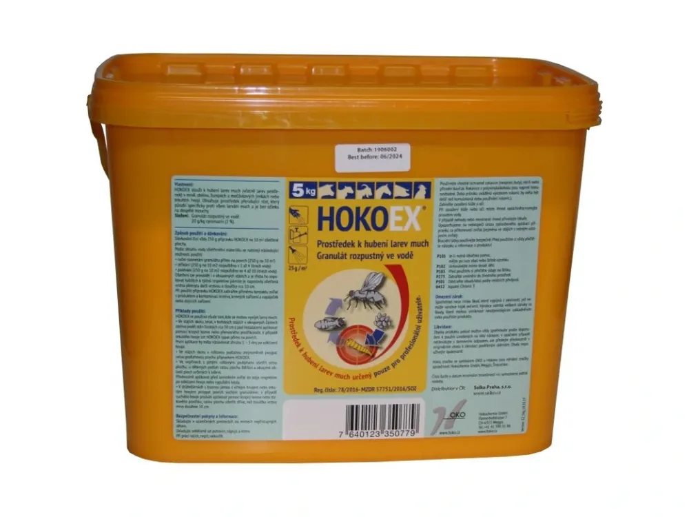 Výprodej HokoEX - insekticid, larvicid k hubení larev much, 5 kg