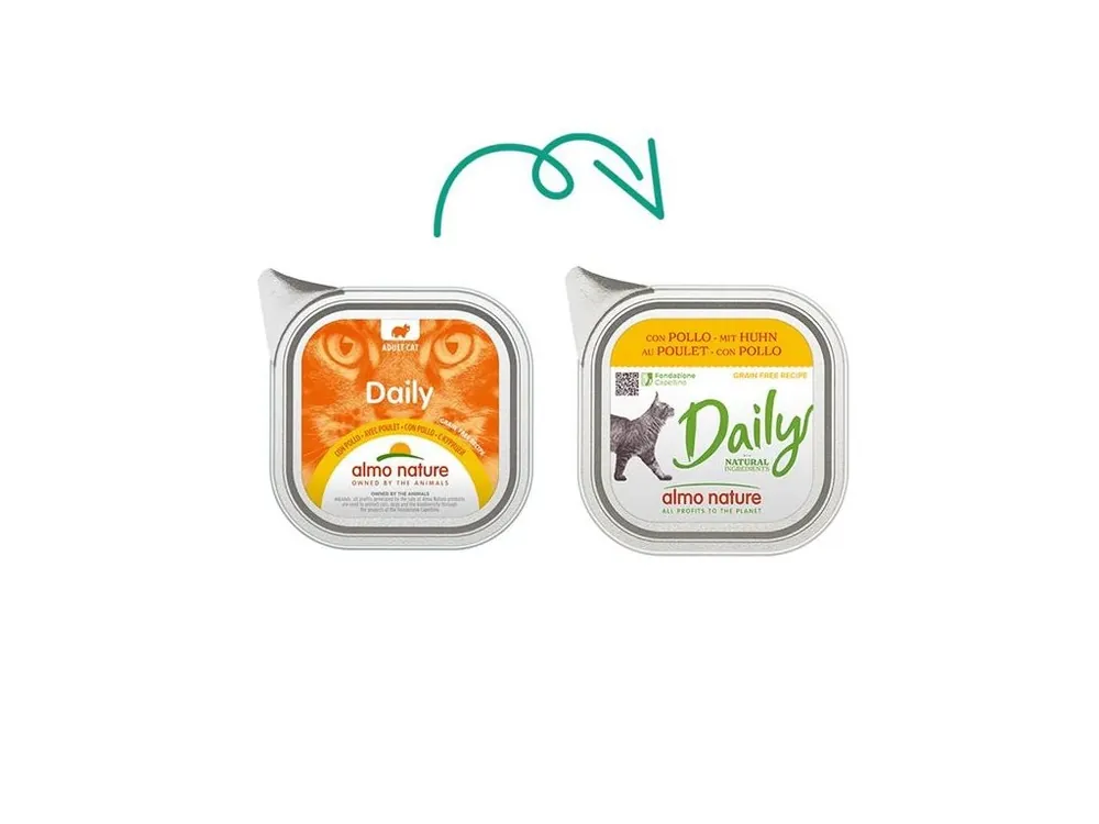Almo Nature Daily Menu cat van. kuře 100g Poslední Šance