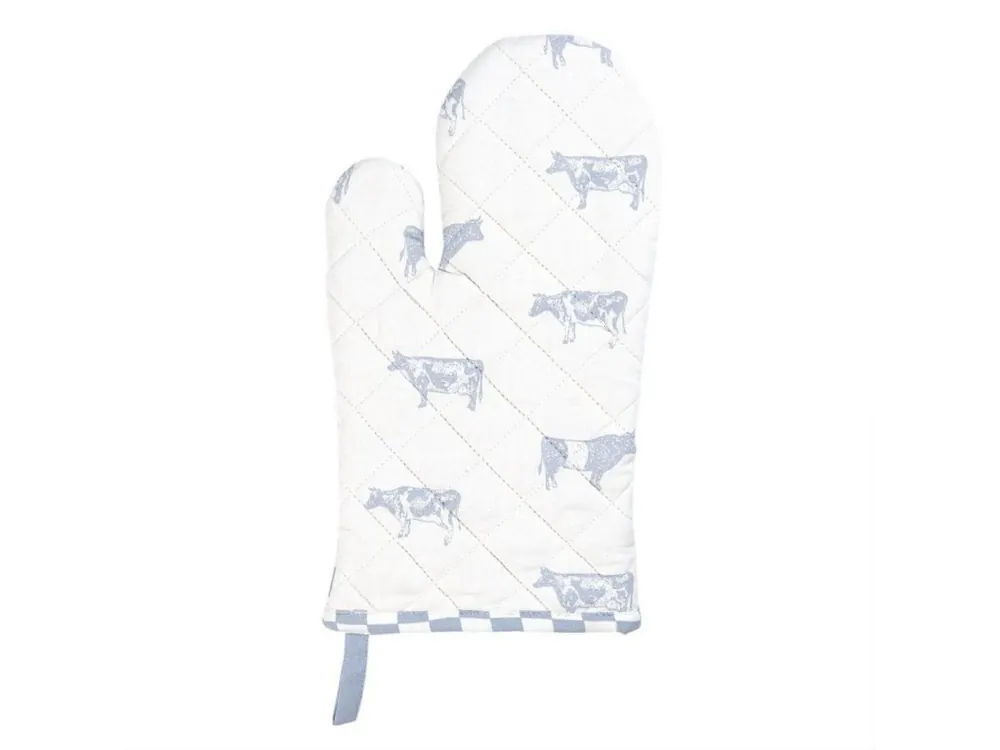 Chňapka LIFE WITH COWS modrá Koupit Online