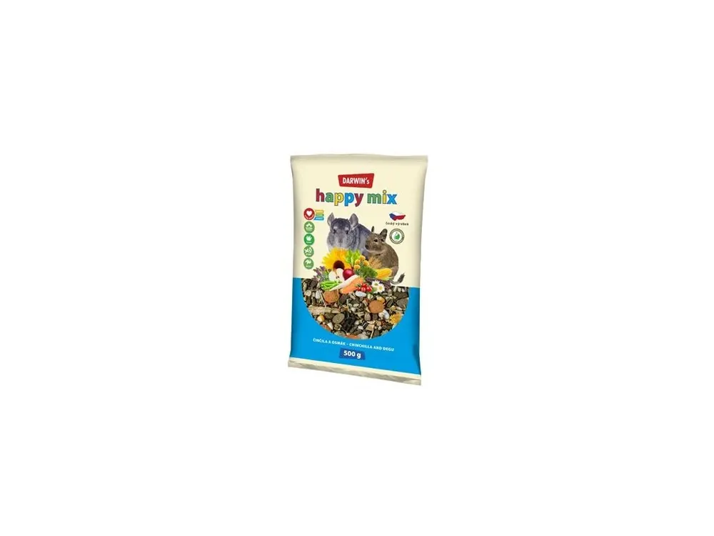 Nová Kolekce Darwin‘s Činčila&Osmák Happy mix 500g