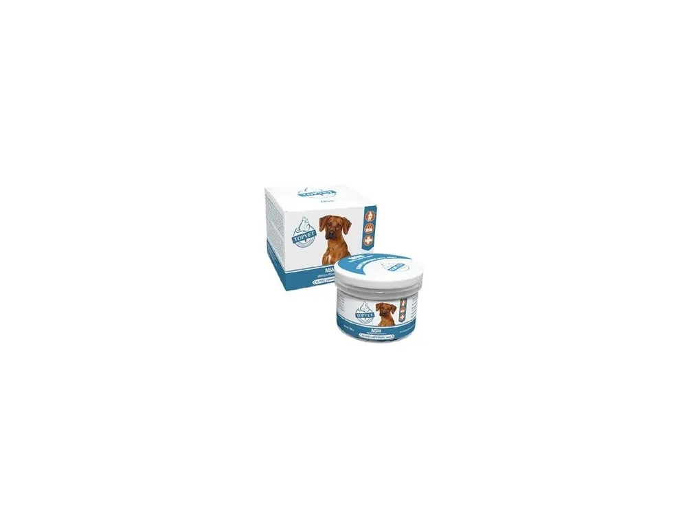 Autentický MSM pro psy TOPVET 100g