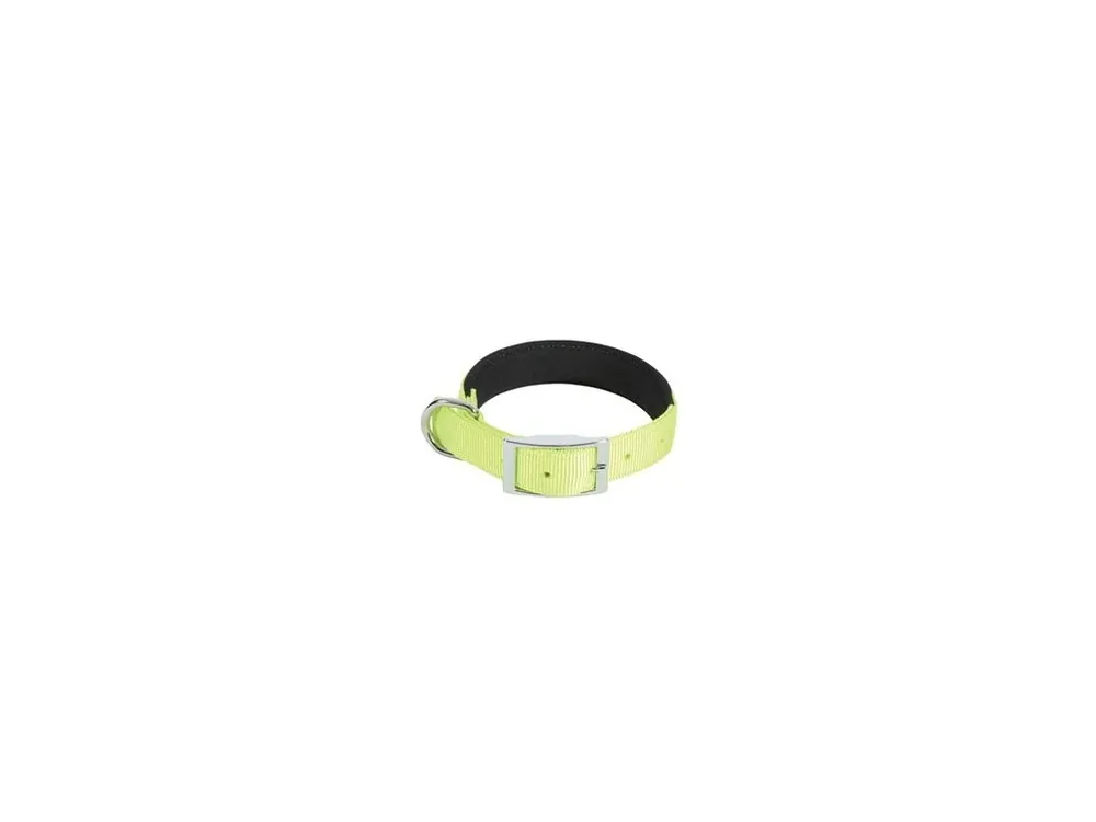 Levný Obojek pes SOFT nylon 25mm/65cm limetková Zolux
