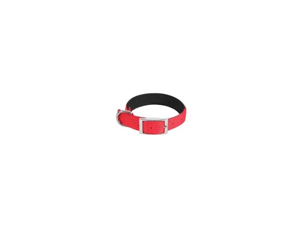 Značkový Obojek pes SOFT nylon 25mm/65cm červená Zolux