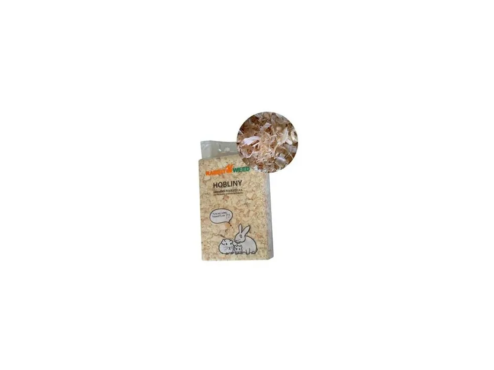 Hobliny podestýlka lis.hrubá TOP RabbitWeed 30l/0,6kg Akce