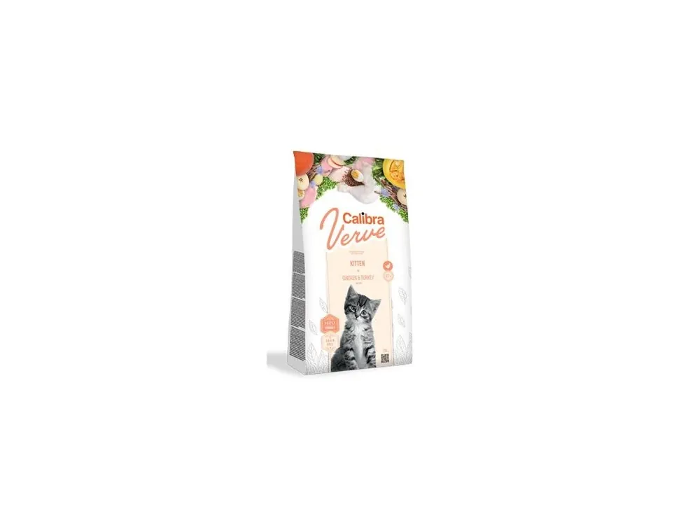 Jen Po Omezenou Doba Calibra Cat Verve GF Kitten Chicken&Turkey 3,5kg