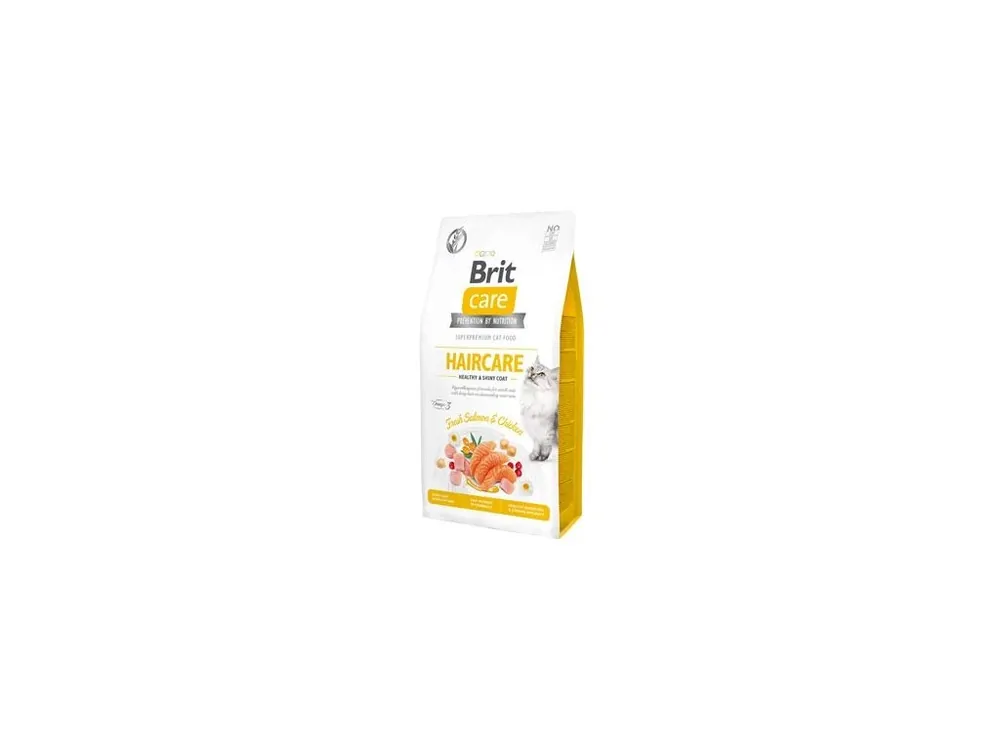 Poslední Šance Brit Care Cat GF Haircare Healthy&Shiny Coat 7kg
