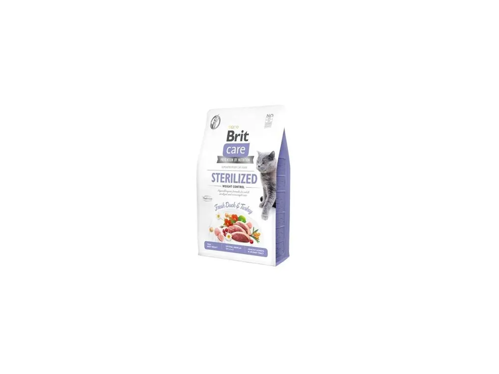 Nejlepší Volba Brit Care Cat GF Sterilized Weight Control 2kg